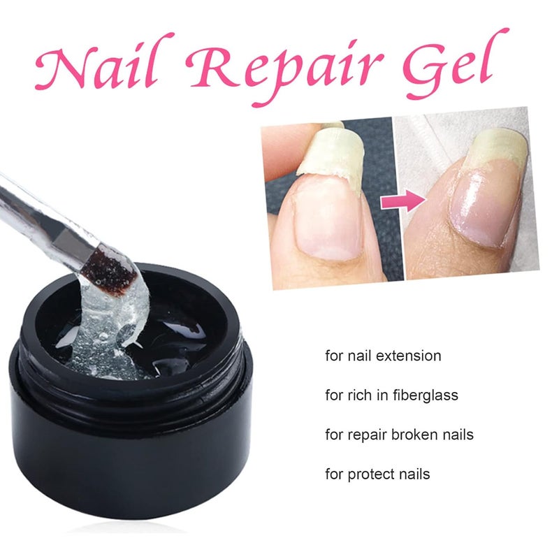 Sonew Nail Extension Fiberglass Kit, Nail Quick Extending Shaping Fiberglass Gel Manicure Tool for Home DIY & Nail Beauty Salon - Image 3